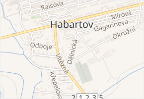 Dělnická v obci Habartov - mapa ulice