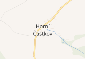 Horní Částkov v obci Habartov - mapa části obce