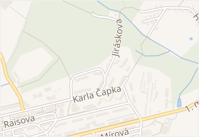 Jiráskova v obci Habartov - mapa ulice
