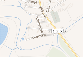 Komenského v obci Habartov - mapa ulice