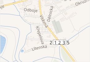 Koukolova v obci Habartov - mapa ulice