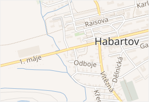 Odboje v obci Habartov - mapa ulice