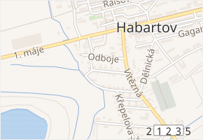 Slovanská v obci Habartov - mapa ulice