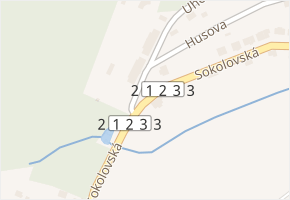 Sokolovská v obci Habartov - mapa ulice