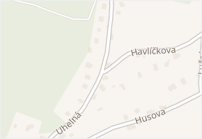 Uhelná v obci Habartov - mapa ulice