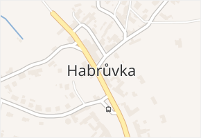 Habrůvka v obci Habrůvka - mapa části obce