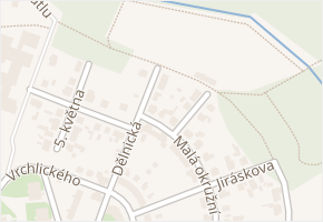 Okružní v obci Háj u Duchcova - mapa ulice