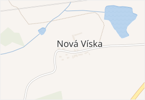 Nová Víska v obci Hájek - mapa části obce
