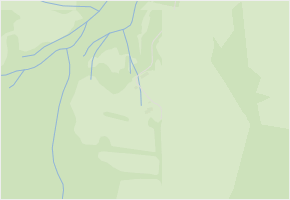 Kříženec v obci Hartmanice - mapa části obce