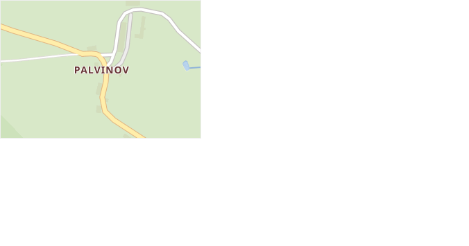 Palvinov v obci Hartmanice - mapa části obce
