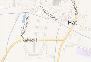 Uzavřená v obci Hať - mapa ulice