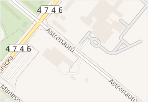 Astronautů v obci Havířov - mapa ulice