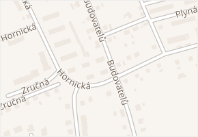 Budovatelů v obci Havířov - mapa ulice