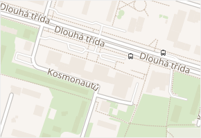 Dlouhá třída v obci Havířov - mapa ulice