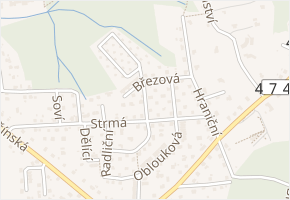Dubová v obci Havířov - mapa ulice
