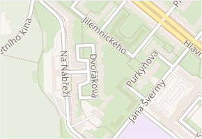 Dvořákova v obci Havířov - mapa ulice