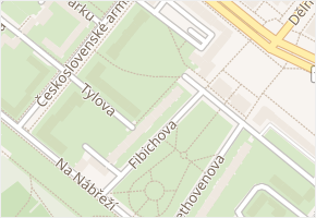 Fibichova v obci Havířov - mapa ulice