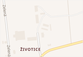 Havířov-Životice v obci Havířov - mapa městské části