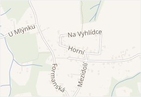 Horní v obci Havířov - mapa ulice