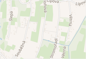 Jabloňová v obci Havířov - mapa ulice