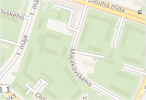 Majakovského v obci Havířov - mapa ulice
