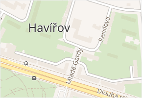 Makarenkova v obci Havířov - mapa ulice