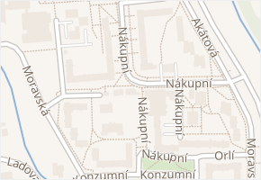 Moravská v obci Havířov - mapa ulice