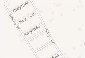 Nový Svět v obci Havířov - mapa ulice