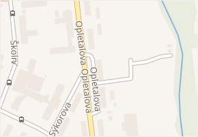 Opletalova v obci Havířov - mapa ulice