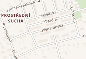Plynárenská v obci Havířov - mapa ulice