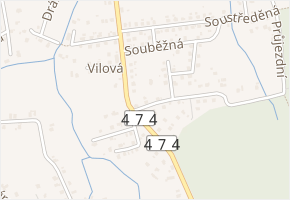 Průjezdní v obci Havířov - mapa ulice