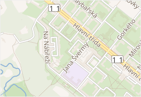 Purkyňova v obci Havířov - mapa ulice