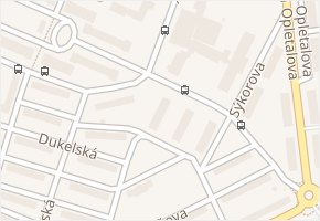 Slovenského národního povstání v obci Havířov - mapa ulice