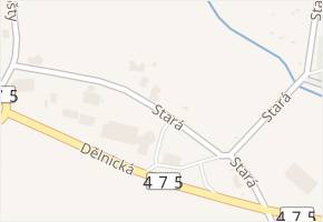 Stará v obci Havířov - mapa ulice