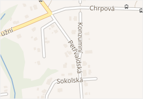 Šumbark v obci Havířov - mapa části obce