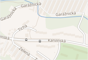 Tichá v obci Havířov - mapa ulice