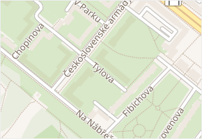 Tylova v obci Havířov - mapa ulice
