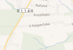 U Kasperčoka v obci Havířov - mapa ulice