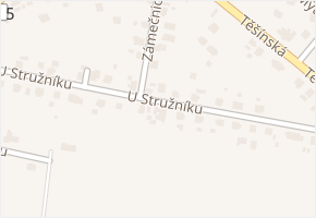 U Stružníku v obci Havířov - mapa ulice