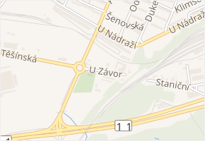 U Závor v obci Havířov - mapa ulice