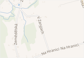V Zaryjach v obci Havířov - mapa ulice