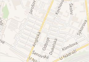 Wolkerova v obci Havířov - mapa ulice