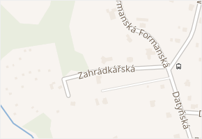 Zahrádkářská v obci Havířov - mapa ulice