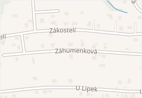Záhumenková v obci Havířov - mapa ulice