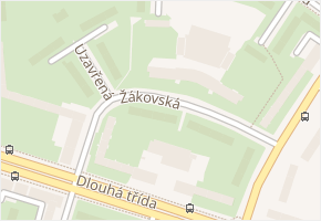 Žákovská v obci Havířov - mapa ulice
