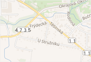 Zámečnická v obci Havířov - mapa ulice
