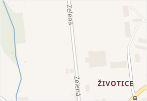 Zelená v obci Havířov - mapa ulice