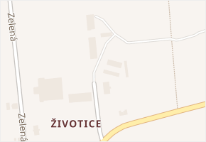 Životice v obci Havířov - mapa části obce
