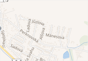 Alšova v obci Havlíčkův Brod - mapa ulice