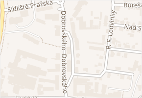 B. Kobzinové v obci Havlíčkův Brod - mapa ulice